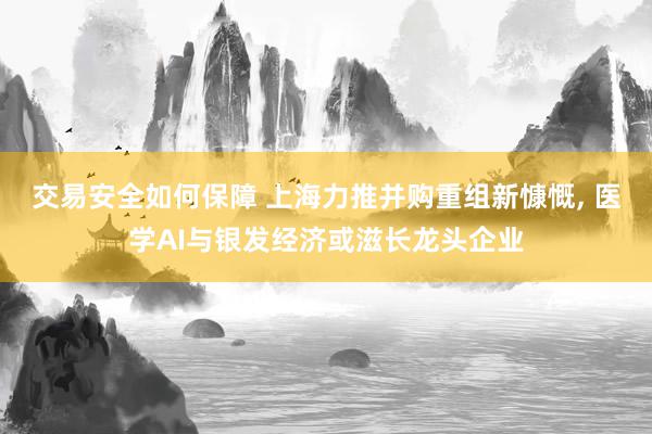 交易安全如何保障 上海力推并购重组新慷慨, 医学AI与银发经济或滋长龙头企业